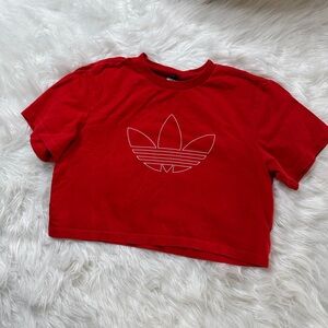 Adidas Red Short Sleeve Tee